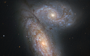 發現兩星系相撞成「蝴蝶星系」 NASA預言 : 銀河系未來也將與「它」對撞