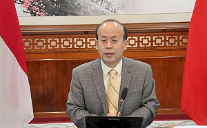 戰狼接力吠？中駐澳大使肖千「練肖話」 稱台灣有「8千萬人」