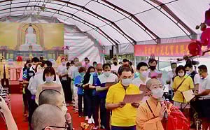 新北動保處偕佛光山辦毛寶貝中元祈福法會　侯友宜籲尊重生命