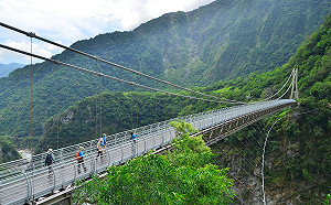 俯瞰花東最美峽谷！太魯閣布洛灣吊橋9/1起排隊入場免預約
