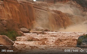 比尼加拉瓜大瀑布還壯觀! 美國「巧克力瀑布」因季風降雨水量空前美