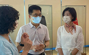 國民黨秘書長黃健庭加持 王育敏：嘉縣要留住社福人才