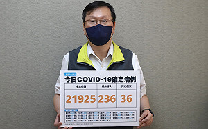 快訊》本土21,925境外236  莊人祥：較上週同日增4.1%
