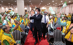 新北林姓宗親後援會成立 林佳龍：當選市長後提升五泰輕軌中運量