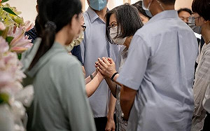 蔡英文向殉職警家屬致歉：政府維護治安的公權力 絕不容許任何挑戰