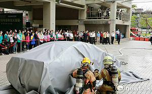 首創自主研發電動車滅火機制  產學界共同守護市民生命財產