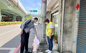 新北議員參選人黃淑君促市府落實友善人行環境