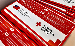 立陶宛紅十字會獲台灣百萬美元援烏善款 2500人受惠