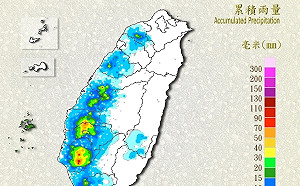 大雨特報持續！暴雨狂炸中南部：台南3地雨量已破2百毫米
