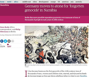 為百年前的錯誤道歉 德國將賠償納米比亞