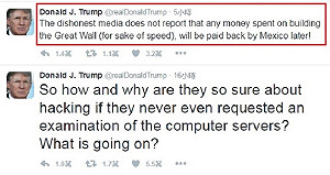 批媒體不誠實 川普：墨西哥會償還邊界築牆經費