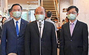 中國無人機擾台 蘇貞昌：不用到飛彈 我們也有能力打下