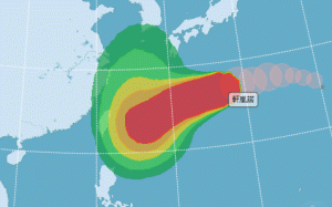 「軒嵐諾」最快今天轉強颱！氣象局：3縣市有4成機率被暴風圈掃到