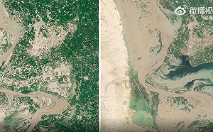 (影) 衛星圖看巴基斯坦洪水 毀1/3國土 3,300萬人流離失所