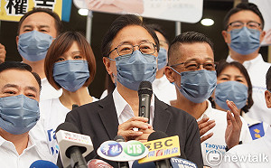 張善政完成登記參選 將提告鄭文燦、鄭運鵬毀謗、意圖使人不當選