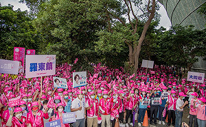 林姿妙涉貪堅持參選連任  江聰淵同日登記怒噴：用情緒勒索迴避質疑