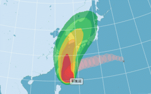 強颱「軒嵐諾」進逼！陸警可能性提高  氣象局：不排除擦到東北角