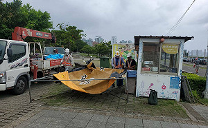 軒嵐諾強颱來襲 新北河濱預防性防災撤離備戰