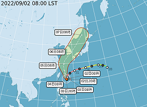 「軒嵐諾」發海警！各地風雨影響時間一圖看 北台灣防強雨彈