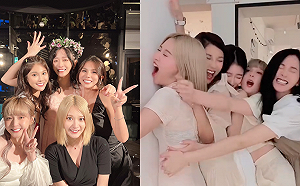 反骨「女孩」合體擠成一團！網讚：畫面真香