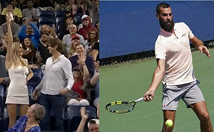 美網啤酒妹爆紅　法國好手邀她共飲