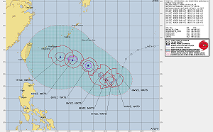 來踩坑？「準颱風」最新路徑直奔台灣而來！網讚：很有勇氣