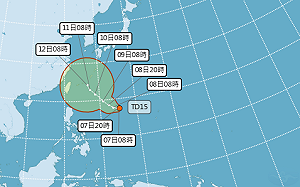 無法賞月了？熱帶低壓最快今成颱 氣象局：中秋節降雨機率提高