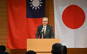 謝長廷出席「日華懇」大會 指中國飛彈落日本EEZ「不單純」