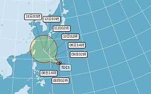 中秋連假前熱帶低壓威脅增 台東高溫高屏大雨來襲