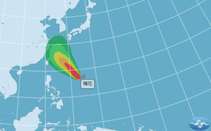 「梅花」下週轉中颱9/12最接近台灣！氣象局曝海警機率