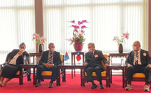 吐瓦魯總理伉儷結束國是訪問 簽署「一公報、兩協定及一備忘錄」