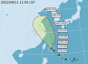 梅花颱風來勢洶洶 中央災變中心提醒加強防颱措施
