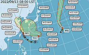 3颱共舞！氣象局：輕颱「南瑪都」24小時內成形