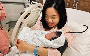 距離選戰倒數2個月！黃郁芬今凌晨順利產子