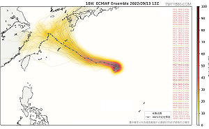 今年颱風流行大轉彎？歐洲估「南瑪都」路徑  網驚：有「納莉」架勢
