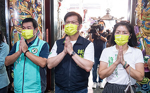 新北永和南天南天宮參香 林佳龍盼用社福、公共建設讓永和大翻新