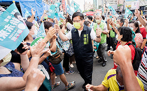 林佳龍鄭宇恩聯合競總成立 多位大咖到場相挺 展現團結氣勢