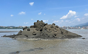 限時4小時  八里快閃沙雕「消失的病毒」今閃耀登場