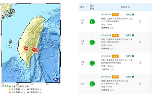 截至今晨7點台東餘震達45次 陳國昌:恐存在不明構造