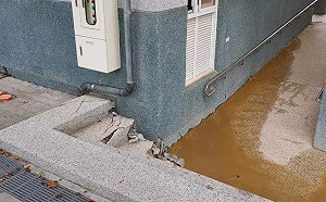 6.8強震重創！花蓮玉里傳校舍不堪搖晃倒塌 一國中化糞池管線爆裂