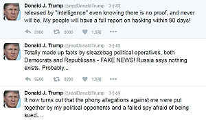 川普怒氣未消  指控兩黨政敵拼湊假新聞