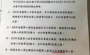 郭明良仍領獎助金  台大：離職程序未完成