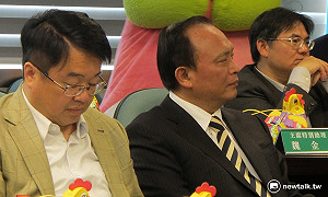 接農委會前 林聰賢參加最後一次中常會