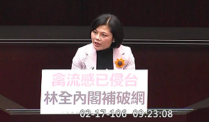 冬天別養禽 張麗善諷：夏天腸病毒別養小孩？