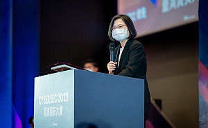 「2022台灣資安大會」開幕 蔡英文：公私協力、國際合作精進防護網