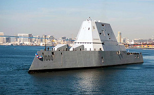 隱形戰艦＋12枚高超音速導彈！  保持全球領先優勢 美1.6萬噸巨艦將配這武器 