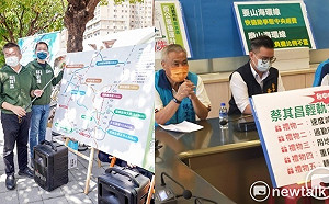 山海環線輕軌被批是「龜速」 蔡其昌：國民黨連龜都沒有