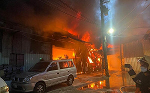 蘆洲凌晨傳火警！4鐵皮廠房遭祝融