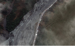 俄羅斯逃兵潮 連外太空都看得到! 喬治亞邊境大規模車陣畫面曝光