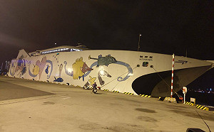 賞夜晚海洋美景！麗娜輪「安平–馬公」夜間試航通過